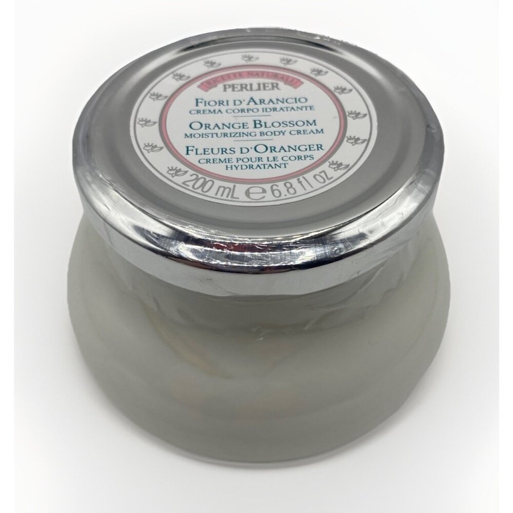 Perlier Fiori d'Arancio Orange Blossom Body  Cream  6.8 Oz 200 ml Jar Italy